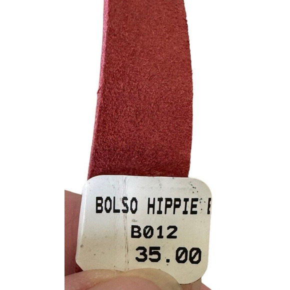 Handmade Stitched Snake Print Leather Crossbody Shoulder Bag NWT - Picture 7 of 8